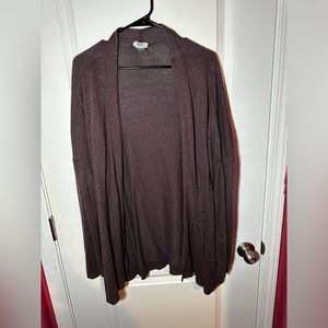 Old Navy Plum purple long sleeve cardigan sweater